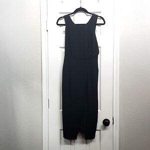 DO+BE Black Backless Midi Dress, Size M